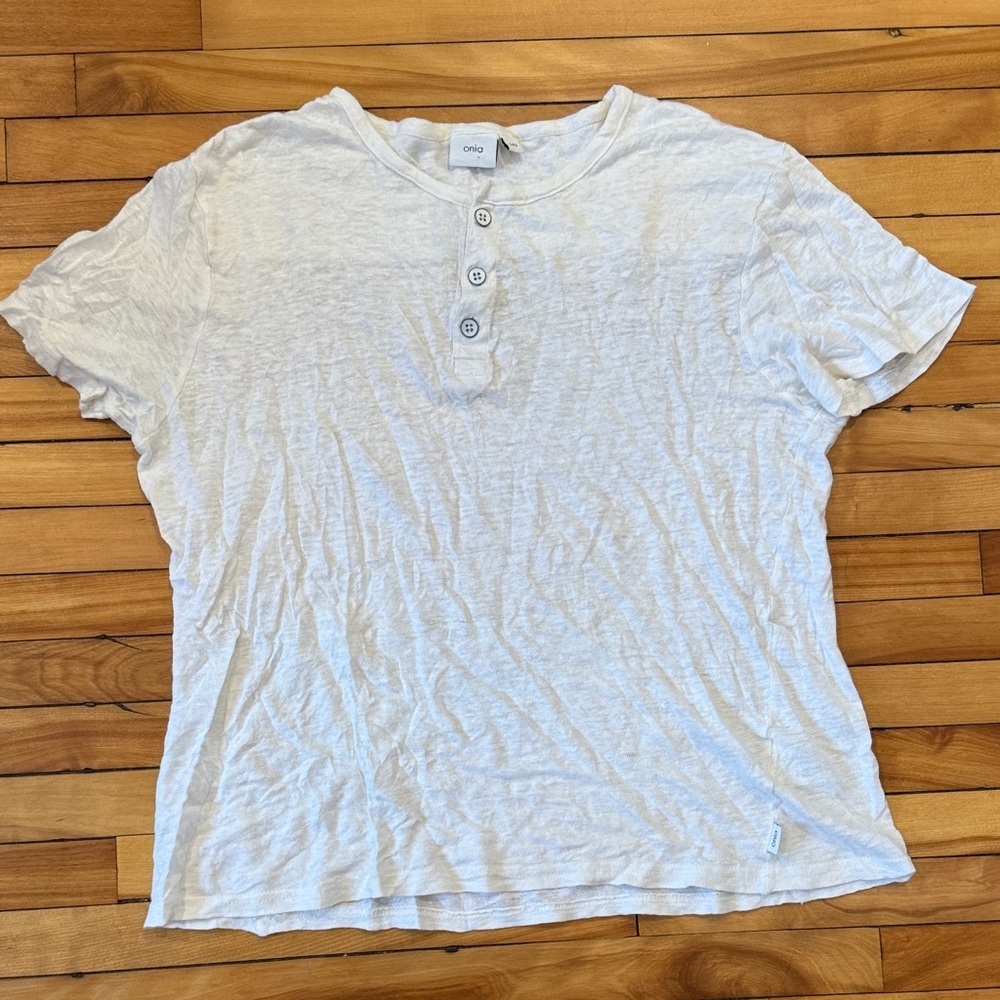 Onia linen tee shirt
